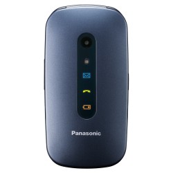 USZKODZONY Telefon komórkowy Panasonic KX-TU456 32 MB / 32 GB 2G niebieski