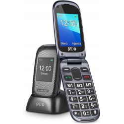 Outlet Telefon komórkowy dla seniorów SPC 2,4" - Czarny OPIS stacyjka kabel