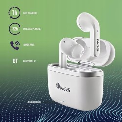 Uszkodzone Słuchawki wireless NGS ARTICA mikrofon zestaw Bluetooth Crown