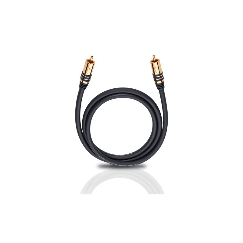 OEHLBACH NF Sub 1000 10m RCA RCA Czarny kabel