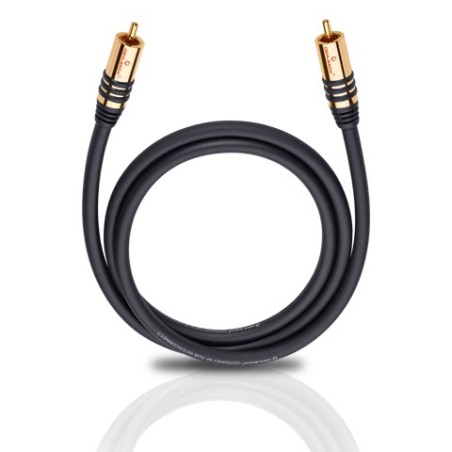 OEHLBACH NF Sub 1000 10m RCA RCA Czarny kabel