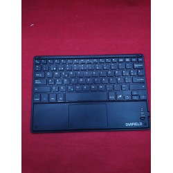 Outlet 1byone DIAFIELD klawiatura Bluetooth czarna z touchpadem format ES