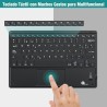 Outlet 1byone DIAFIELD klawiatura Bluetooth czarna z touchpadem format ES