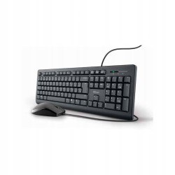 Outlet Zestaw Klawiatury mechanicznej i myszy 24088 czarna układ QWERTY ES