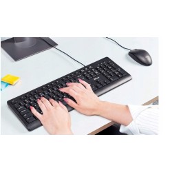 Outlet Zestaw Klawiatury mechanicznej i myszy 24088 czarna układ QWERTY ES