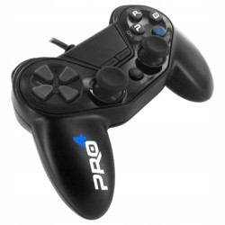 Outlet Kontroler przewodowy pad gamingowy do PS3 PS4 PC czarny OPIS