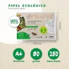Outlet Papier recyklingowy A4 250 sztuk ekologiczny Fituria80 gr/m do biura