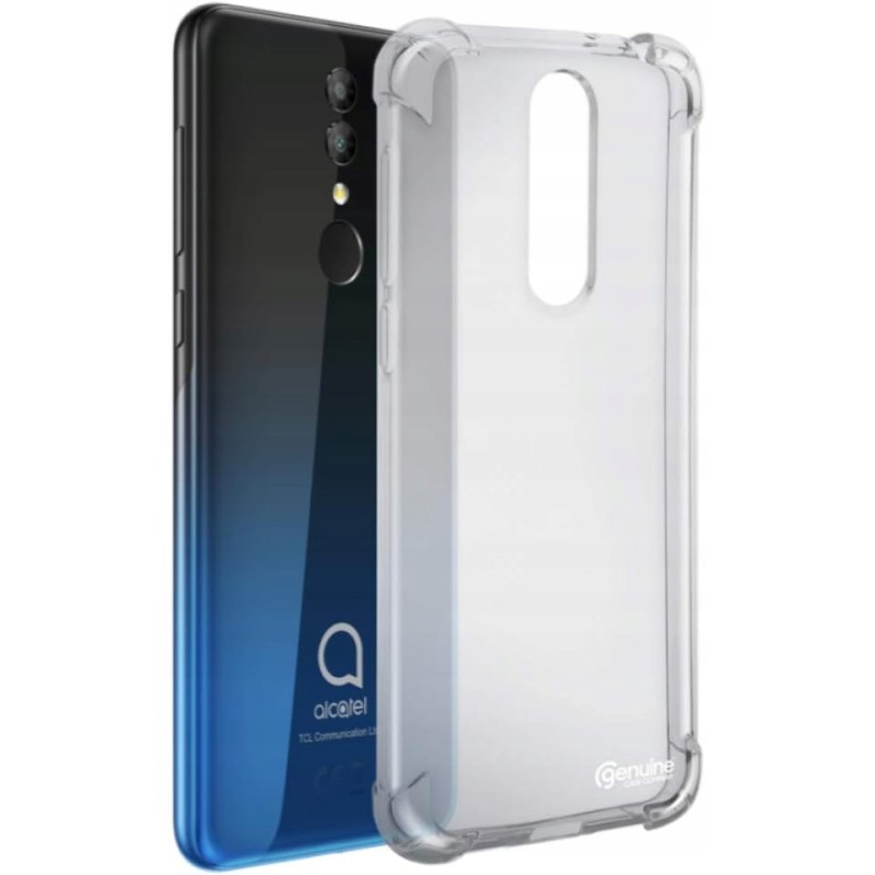 Outlet Etui przeźroczyste na telefon Alcatel 3/3 2019 Genuine Case odporne Outlet Etui przeźroczyste na telefon Alcatel 3/3 2019 Genuine Case odporne