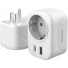 Outlet Adapter EU wtyk na Amerykański z 2 portami typu B 240 Volt