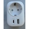 Outlet Adapter EU wtyk na Amerykański z 2 portami typu B 240 Volt