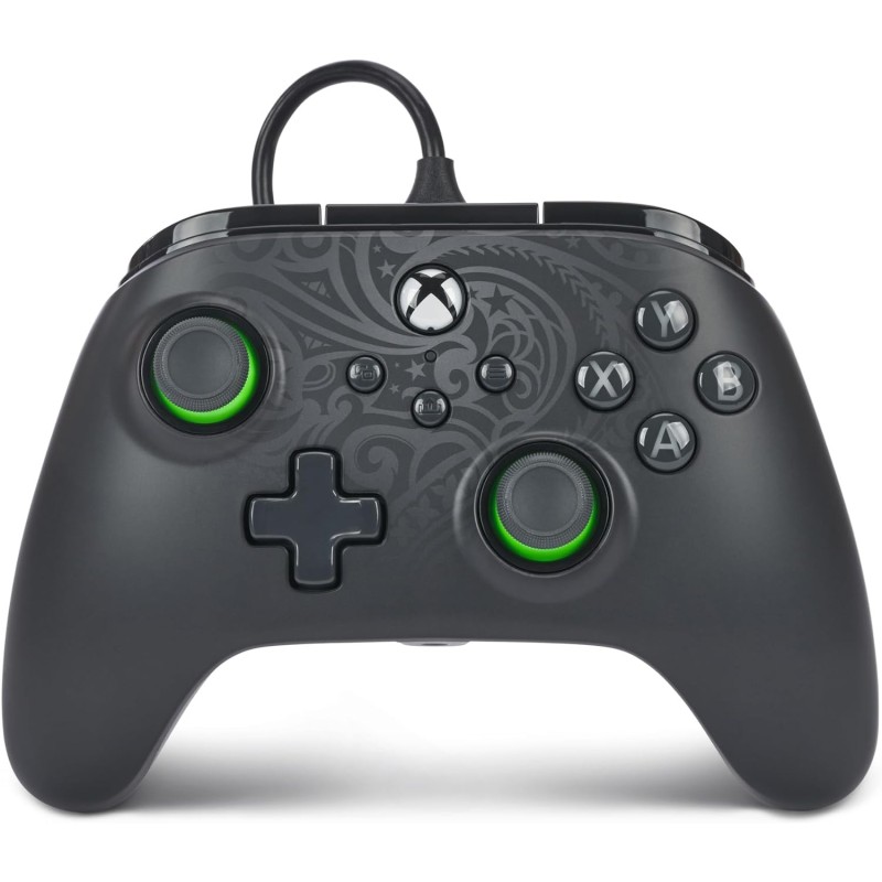 Outlet Kontroler przewodowy PowerA Advantage Xbox Series X|S zieleń OPIS