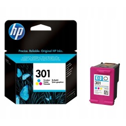 Outlet HP 301 Tusz kolorowy kartridż do drukarki, trójkolorowy oryginalny