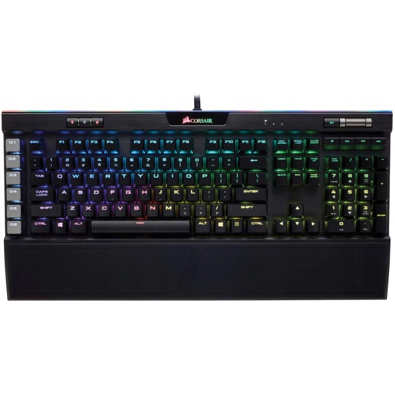 Uszkodzony Klawiatura mechaniczna K95 RGB Platinum obsługa makr na USB