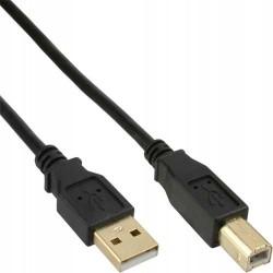 Outlet Kabel InLine USB 2.0 A-B długość kabla 10m USB 2.0 pozłacane styki