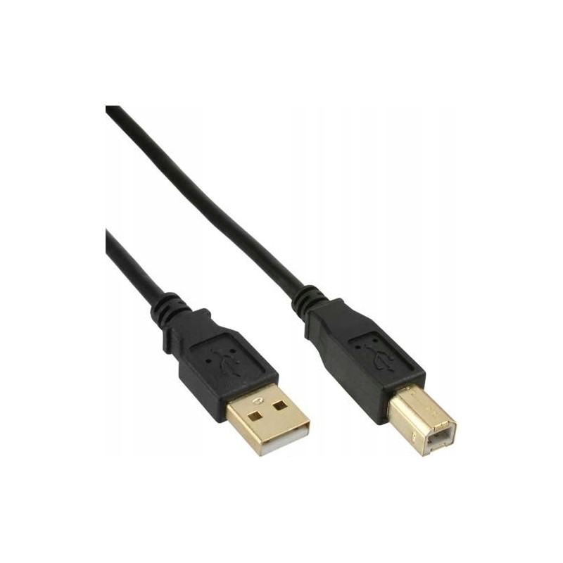 Outlet Kabel InLine USB 2.0 A-B długość kabla 10m USB 2.0 pozłacane styki