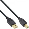 Outlet Kabel InLine USB 2.0 A-B długość kabla 10m USB 2.0 pozłacane styki