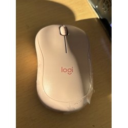 Outlet Mysz Logitech M240 Silent różowa uniwersalna bluetooth 4000 dpi