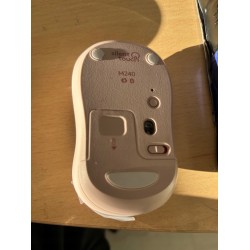 Outlet Mysz Logitech M240 Silent różowa uniwersalna bluetooth 4000 dpi