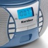 Outlet Karcher RR 5025-C przenośne radio CD radio FM wejście AUX niebieski