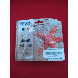 Outlet Zestaw 4 sztuk tuszu do drukarki EPSON 603 oryginalny kartridż black