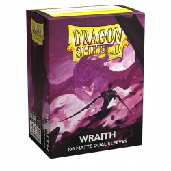 Outlet Dragon Shield Dual Matte Sleeves - Wraith 100 fioletowe koszulki