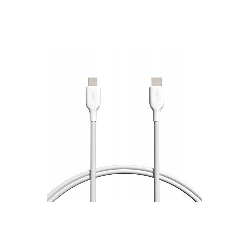 Outlet Amazon Basics USB-C 2.0 to USB-C Kabel długość 0,9 m max 60 W Outlet Amazon Basics USB-C 2.0 to USB-C Kabel długość 0,9 m max 60 W