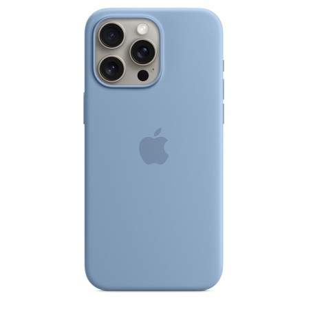 Outlet Plecki Apple do Apple iPhone 15 Pro Max niebieski Silicone MagSafe