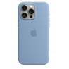 Outlet Plecki Apple do Apple iPhone 15 Pro Max niebieski Silicone MagSafe