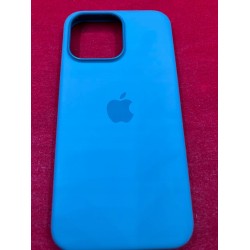 Outlet Plecki Apple do Apple iPhone 15 Pro Max niebieski Silicone MagSafe