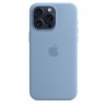 Outlet Plecki Apple do Apple iPhone 15 Pro Max niebieski Silicone MagSafe