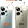 IVoler Etui do Xiaomi Poco F6 5G, przeźroczyste plecki amortyzujące upadek