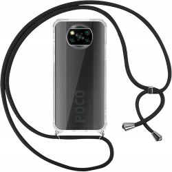 Pnakqil Etui na telefon z łańcuszkiem dla Xiaomi Poco X3 NFC/X3/X3 Pro 6,67