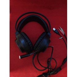 Outlet Krom Kappa Zestaw słuchawkowy Opaska na głowę Czarny oświetlenie RGB