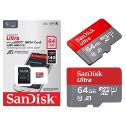 Outlet SANDISK 64GB micro SDXC C10 U1 ULTRA 140MB/s A1 SD