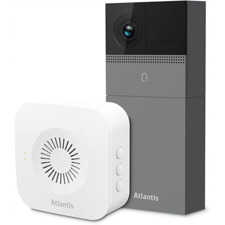Outlet ATLANTIS DB910 wireless domofon kamera 2MP Czujnik PIR Google Home