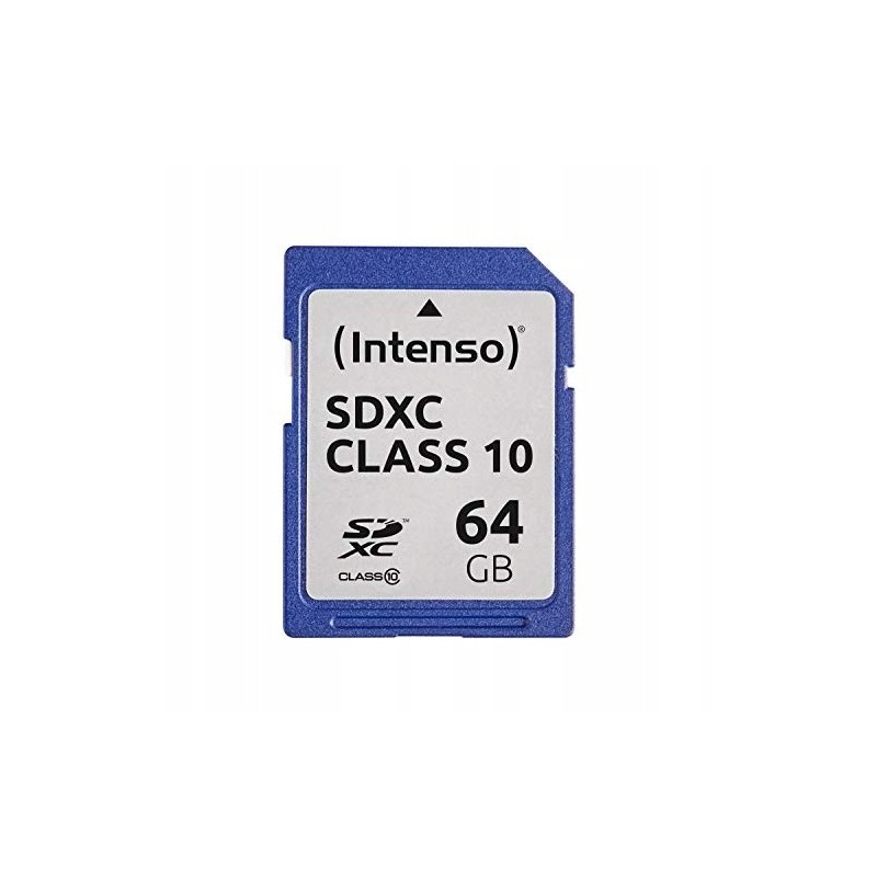 Outlet Karta microSD Intenso 3411490 64 GB odczyt 20 MB/s zapis 12 MB/s