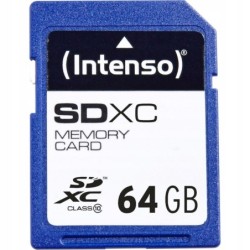 Outlet Karta microSD Intenso 3411490 64 GB odczyt 20 MB/s zapis 12 MB/s