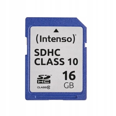 Outlet Karta pamięci SDHC Intenso 3411470 16 GB Klasa 10 odczyt 25 MB/s