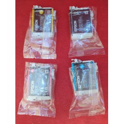 Outlet Zestaw 4szt. tuszy do drukarki Epson (Cyan, Magneta, Red, Key) T0715