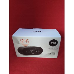 Outlet Radio SPC czarny Frodi Max 0.9" 10 miejsc pamięci alarm projektor