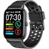 Outlet Pasek do smartwatch czarny kompatybilny 1,85 cala zamiennik stylowy