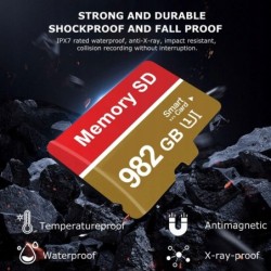 icypie Karta micro SD 982 GB przenośna wodoszczelna przechowywanie danych