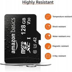 Outlet Karta microSD Amazon Basics LSMICRO128GU3 128 GB odczyt 100 MB/s