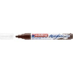 Outlet Edding 5300 acrylic marker fine marker permanentny brązowy 1 szt.