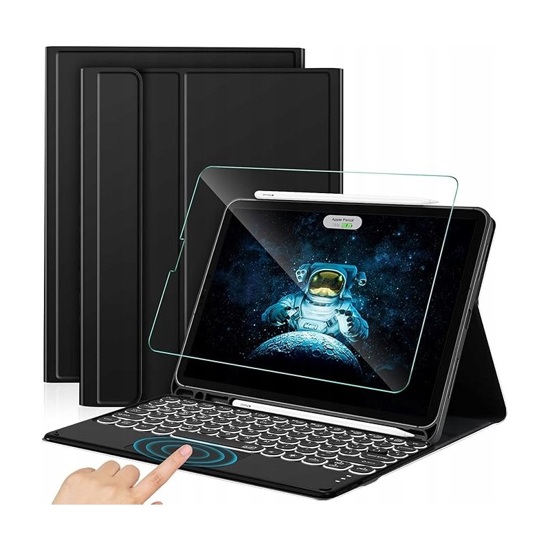 Outlet Zestaw akcesoriów do iPad Air 4 szkło hartowane, etui od Sross-TEC Outlet Zestaw akcesoriów do iPad Air 4 szkło hartowane, etui od Sross-TEC