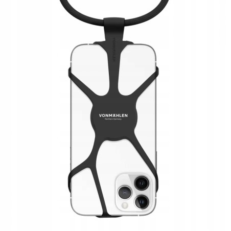 Outlet Uchwyt elastyczny Vonmählen czarny telefon nylonowy stylowy design
