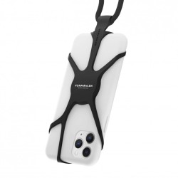 Outlet Uchwyt elastyczny Vonmählen czarny telefon nylonowy stylowy design