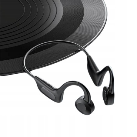 Outlet Słuchawki bezprzewodowe przewodnictwo kostne VG02 czarny Bluetooth