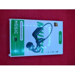 Outlet Słuchawki bezprzewodowe przewodnictwo kostne VG02 czarny Bluetooth