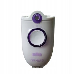 Outlet Depilator Braun Silk-épil 5 5340 biały/fioletowy włosy OPIS Zestaw